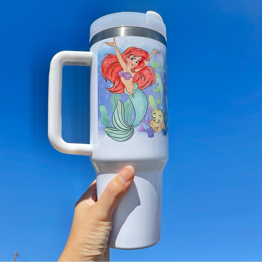 Disney Ariel The Princess Mermaid Brand new 40 oz double wall stainless … - Picture 6 of 6